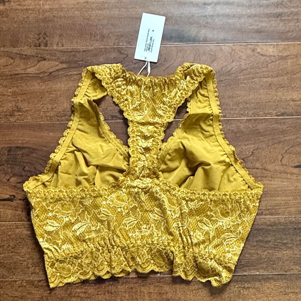 Cosabella Mustard and Gold Curvy Racie Racer Back Medium - Picture 5 of 5
